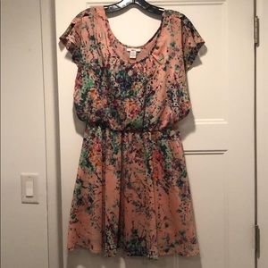 3 for $25. Bar III Floral flutter sleeve dress